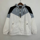 Corta Vento Nike Windrunner Branco e Cinza