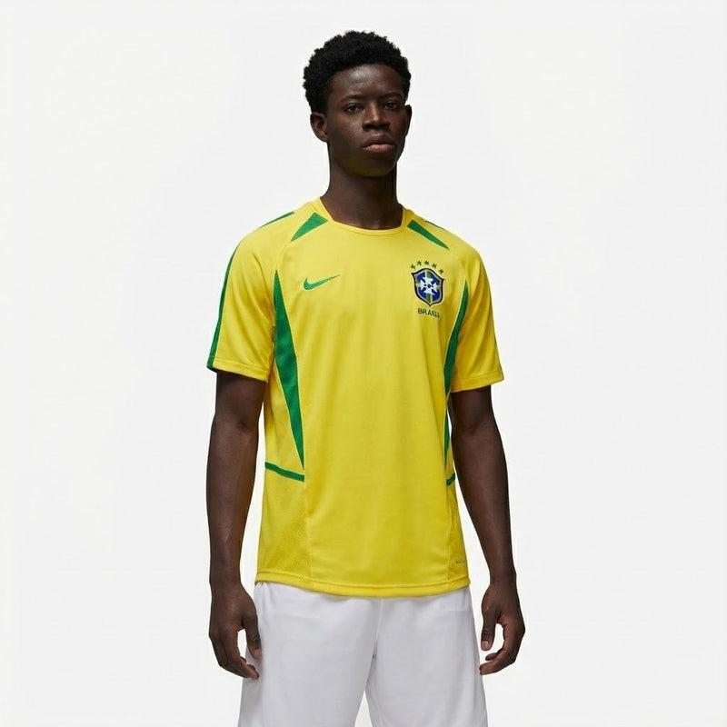 Camisa Seleção Brasil Home - Retrô 2002