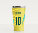 Copo Térmico Cerveja + Ebook - CBF - Uniforme 01 Personalizado