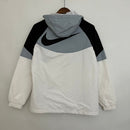 Corta Vento Nike Windrunner Branco e Cinza