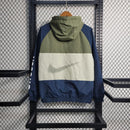 Corta Vento Nike Sportwear Swoosh Verde e Azul
