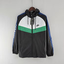 Corta Vento Nike Preto, Verde e Branco