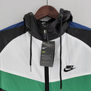Corta Vento Nike Preto, Verde e Branco